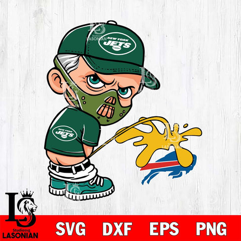 New York Jets Hannibal Lecter Piss On Buffalo Bills Svg Eps Dxf Png File, Digital Download, Instant Download
