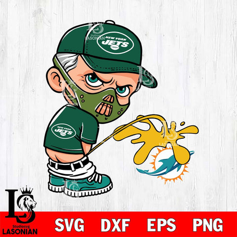 New York Jets Hannibal Lecter Piss On Miami Dolphins Svg Eps Dxf Png File, Digital Download, Instant Download