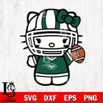 New York Jets Hello Kitty sport 9 Svg Eps Dxf Png File, Digital Download, Instant Download