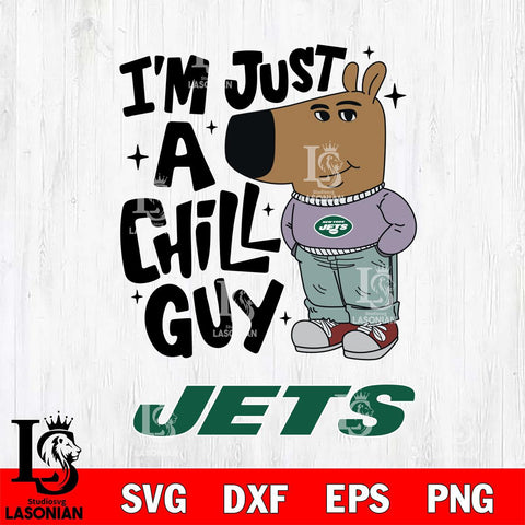 New York Jets I'm Just A Chill Guy Svg Eps Dxf Png File,NFL Svg Files,Christmas svg ,Digital Download ,Instant Download