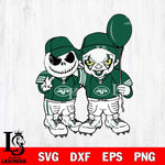 New York Jets Jack Skellington And Pennywise Football Svg Eps Dxf Png File, Digital Download, Instant Download