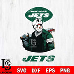 New York Jets Jason Voorhees 10 Svg Eps Dxf Png File, Digital Download