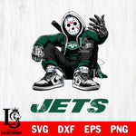 New York Jets Jason Voorhees Halloween SVG Svg Eps Dxf Png File, Digital Download, Instant Download