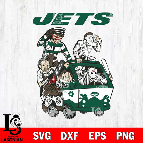 New York Jets Jason Voorhees Horror 10 Svg Eps Dxf Png File, NFL svg, Digital Download, Instant Download