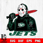 New York Jets Jason Voorhees Horror 12 Svg Eps Dxf Png File, NFL svg, Digital Download, Instant Download