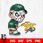 New York Jets Jason Voorhees Piss On Buffalo Bills Svg Eps Dxf Png File, Digital Download, Instant Download