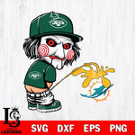 New York Jets Jigsaw Piss On Miami Dolphins Svg Eps Dxf Png File, Digital Download, Instant Download