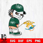 New York Jets Michael Myers Piss On Miami Dolphins Svg Eps Dxf Png File, Digital Download, Instant Download
