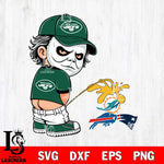 New York Jets Michael Myers Piss On Patriots, Dolphins, Bills Svg Eps Dxf Png File, Digital Download, Instant Download
