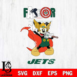 New York Jets Mickey Father Sport Svg Eps Dxf Png File, NFL File Cut,Digital Download,Instant Download,Disney Svg Files