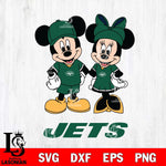 New York Jets Mickey Minnie Rugby Svg Eps Dxf Png File, Bundle NFl svg , File Cut , Digital Download , Instant Download, Laser Cut Svg Files