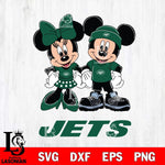 New York Jets Mickey Minnie Rugby ball Svg Eps Dxf Png File, Bundle NFl svg , File Cut , Digital Download , Instant Download, Laser Cut Svg Files