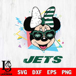 New York Jets Minnie Mouse Love Sport SVG DXF EPS PNG FILE, Disney Father day File Cut,Digital Download,Instant Download,Disney Svg Files