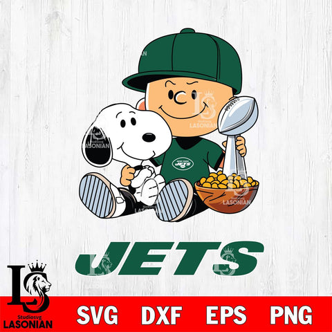 New York Jets Peanuts Snoopy Champion football SVG DXF EPS PNG FILE,Snoopy File Cut, Nfl Digital Download,Instant Download, Silhouette