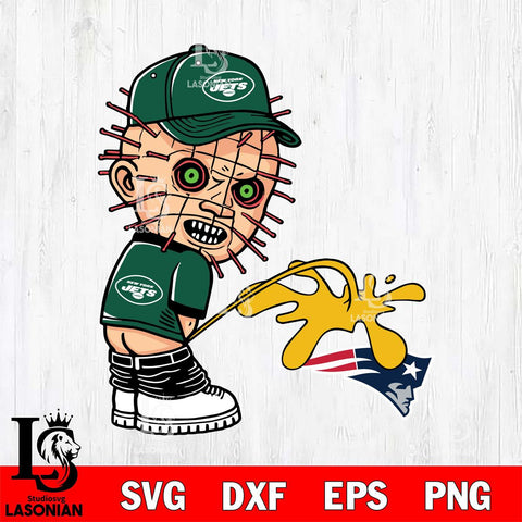 New York Jets Pinhead Piss On New England Patriots Svg Eps Dxf Png File, Digital Download, Instant Download