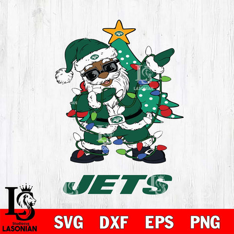 New York Jets Santa Claus Ugly Christmas Svg Eps Dxf Png File,NFL Svg Files,Digital Download,Sublimation,Instant Download