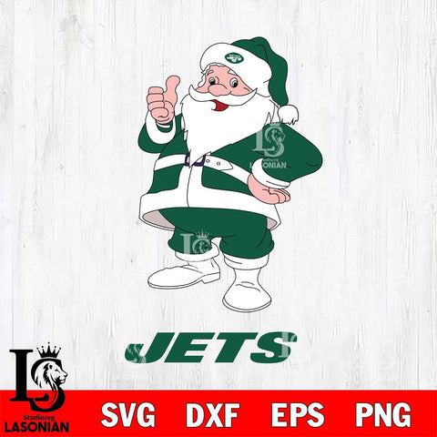 New York Jets Santa claus Svg Eps Dxf Png File,NFL Svg Files,Digital Download,Sublimation,Instant Download