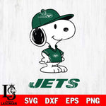 New York Jets Snoopy Football sport SVG DXF EPS PNG FILE,Snoopy File Cut, Nfl Digital Download,Instant Download, Silhouette