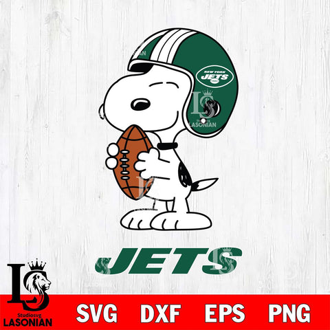 New York Jets Snoopy Rugby Svg Eps Dxf Png File, NFL svg , Digital Download , Instant Download, Cricut File