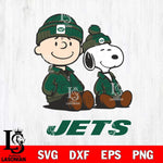New York Jets Snoopy and Charlie Sport Svg Eps Dxf Png File, Cut file Digital Download ,Instant Download, Cricut File
