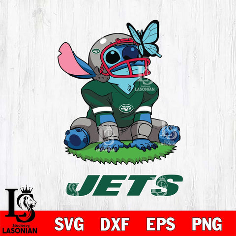 New York Jets Stitch Rugby Ball Sport SVG DXF EPS PNG FILE, Stitch File Cut,NFL Digital Download,Instant Download, Silhouette