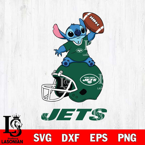 New York Jets Stitch helmet football SVG DXF EPS PNG FILE, Stitch File Cut,NFL Digital Download,Instant Download, Silhouette