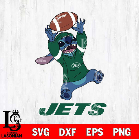 New York Jets Stitch playing football SVG DXF EPS PNG FILE, NFL File Cut, Digital Download,Instant Download, Silhouette, Cricut