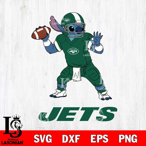 New York Jets Stitch throw the ball SVG DXF EPS PNG FILE, NFL File Cut, Digital Download,Instant Download, Silhouette, Cricut