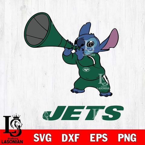 New York Jets Stitch vuvuzela SVG DXF EPS PNG FILE, NFL File Cut, Digital Download,Instant Download, Silhouette, Cricut