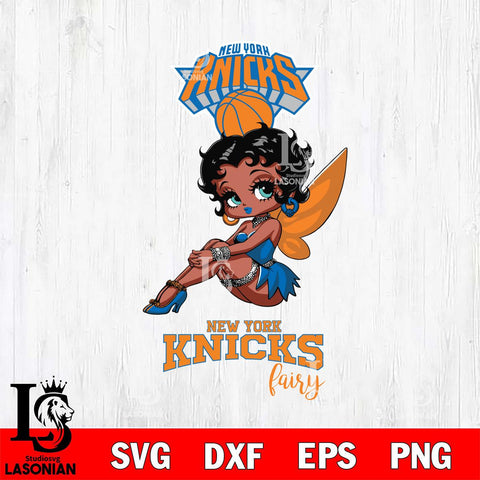 New York Knicks Beauty Black Fairy Betty Boop