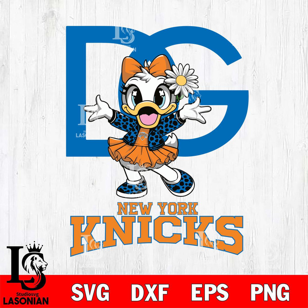 New York Knicks Dolce And Gabbana Daisy Duck Disney – lasoniansvg