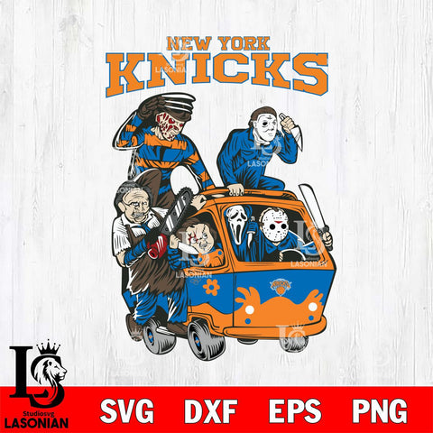 New York Knicks Jason Voorhees Horror 10 Svg Eps Dxf Png File, NBA svg, Digital Download, Instant Download
