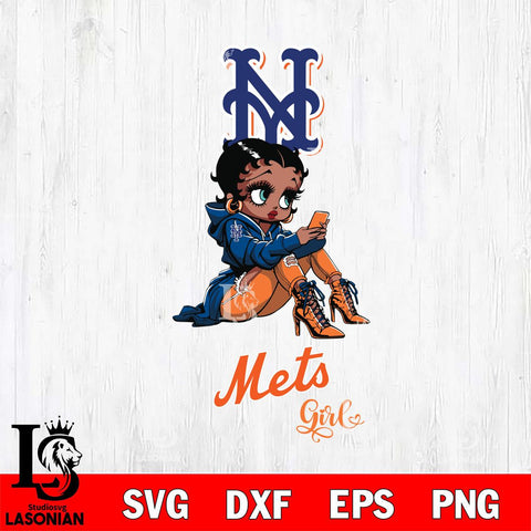New York Mets Beauty Black Fan Girl Football