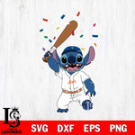 New York Mets Stitch baseball celebrate SVG DXF EPS PNG FILE, MLB File Cut, Digital Download,Instant Download, Silhouette, Stitch Cricut