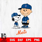 New York Mets snoopy and charlie brown Sport Baseball Svg Eps Dxf Png File, MLB File Cut,Digital Download,Instant Download,MLB Svg Files