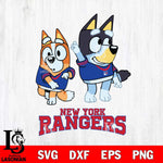 New York Rangers Bluey Chilli Mode Dance Svg Eps Dxf Png File, Digital Download, Instant Download