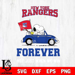 New York Rangers Snoopy and Charlie Brown Car Svg Eps Dxf Png File, Digital Download , Instant Download, Svg Files