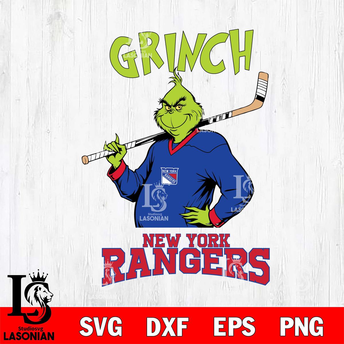 New York Rangers The Grinch Hockey – lasoniansvg