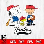 New York Yankees Game the Peanuts Sport Svg Eps Dxf Png File, MLB File Cut,Digital Download,Instant Download,MLB Svg Files