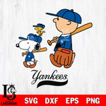 New York Yankees Peanuts Top Sport Svg Eps Dxf Png File, MLB File Cut,Digital Download,Instant Download,MLB Svg Files