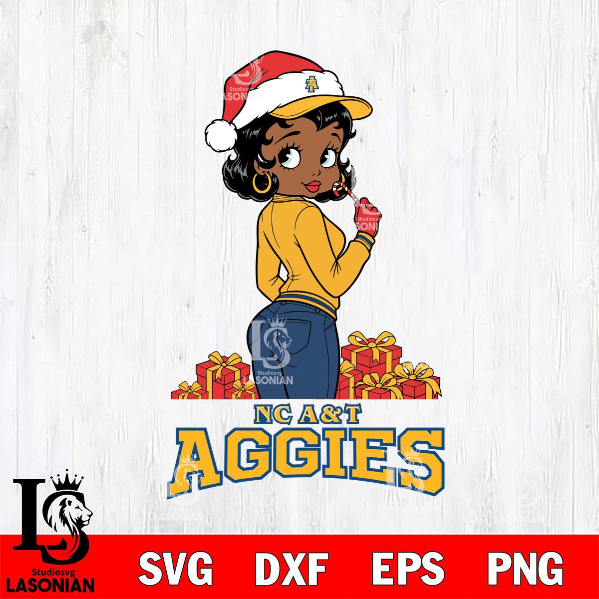 Boop Back North Carolina A&T Betty Boop Back – lasoniansvg
