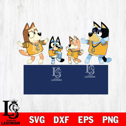 North Carolina A&T Bluey Dance Squats Svg Eps Dxf Png File, Digital Download, Instant Download