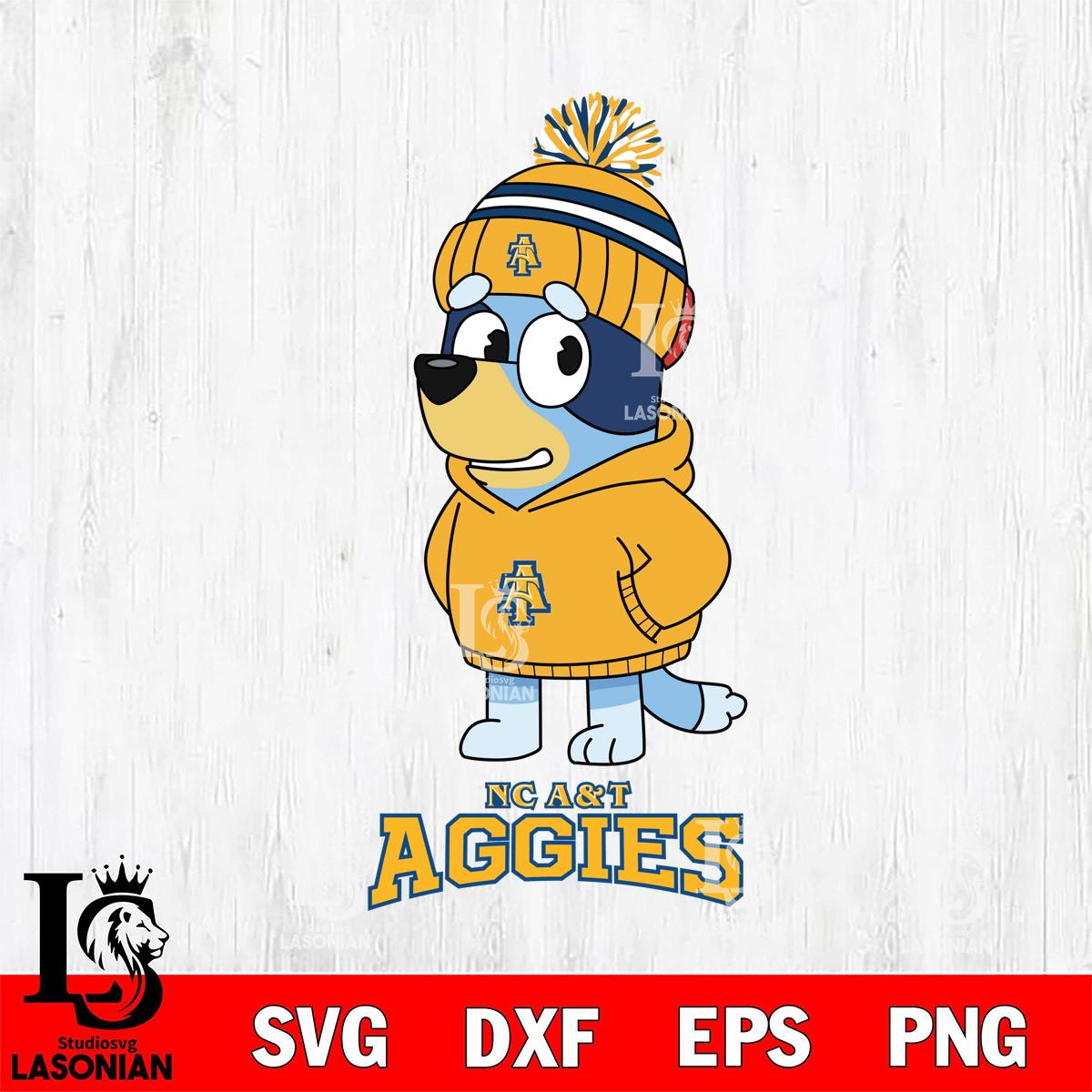 North Carolina A&T Bluey Hoodie rugby – lasoniansvg
