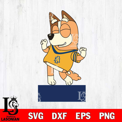 North Carolina A&T Chilli Dance Sport Svg Eps Dxf Png File, Digital Download, Instant Download