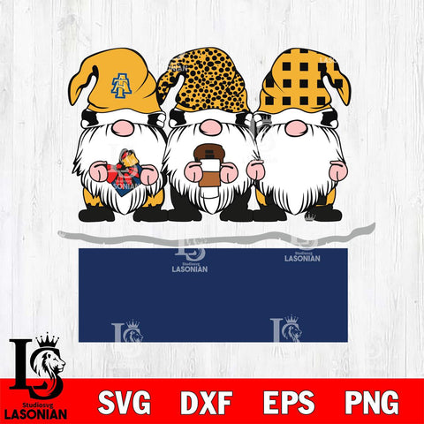 North Carolina A&T Gnomes Coffee Svg Eps Dxf Png File, Digital Download, Instant Download