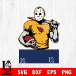 North Carolina A&T Jason Voorhees 9 Svg Eps Dxf Png File, Digital Download