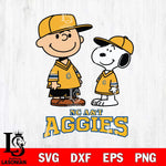 North Carolina A&T Peanuts Snoopy Football SVG DXF EPS PNG FILE,Snoopy File Cut, NCAA Digital Download,Instant Download,Christmas Silhouette