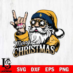North Carolina A&T Rock Santa Claus Football Svg dxf eps png pdf file,NCAA svg,Digital Download,Cricut file