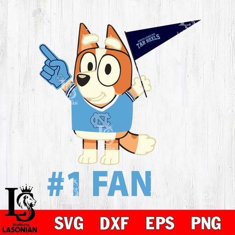 North Carolina Tar Heels Bingo 1# Fan Svg Eps Dxf Png File,NCAA Svg Files,Bluey svg ,Digital Download ,Instant Download, Cricut File