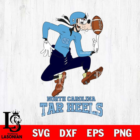 North Carolina Tar Heels Goofy Circus Football SVG DXF EPS PNG FILE,NCAA svg ,Football Digital Download,Instant Download, Silhouette